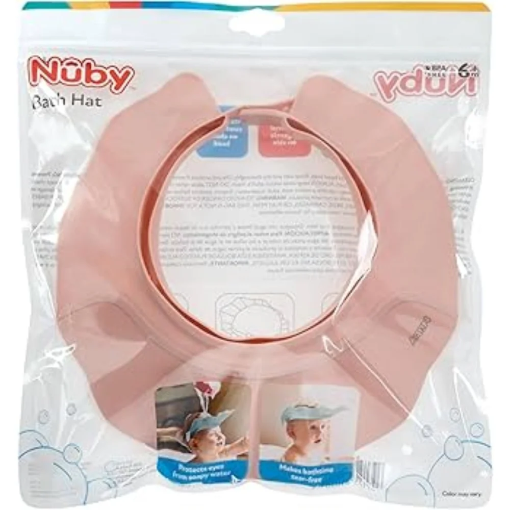 5 for $25 | NWT Nuby Baby Pink Bath Time Hat